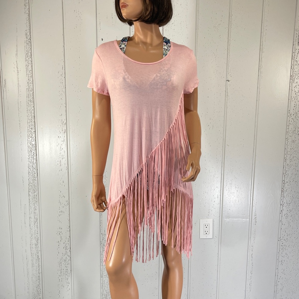 *KRUSH Women's  Fringe Swim Cover- Up  Size Large